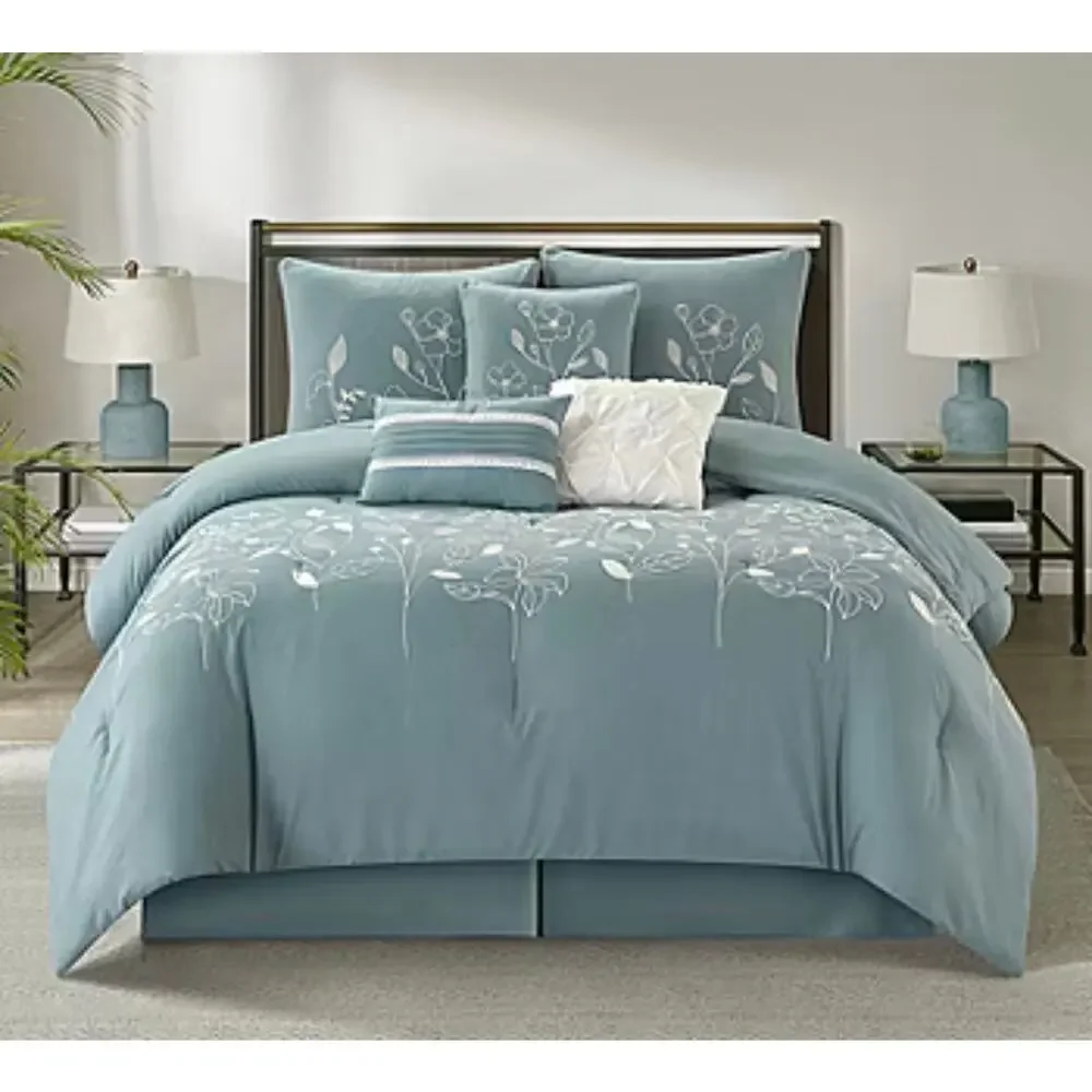 Stratford Park Mardi 7-pc. Floral Lightweight Comforter Set